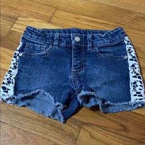 Adorable denim shorts.